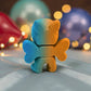 Tiny Mothman Silk Tropical Sunset - Back