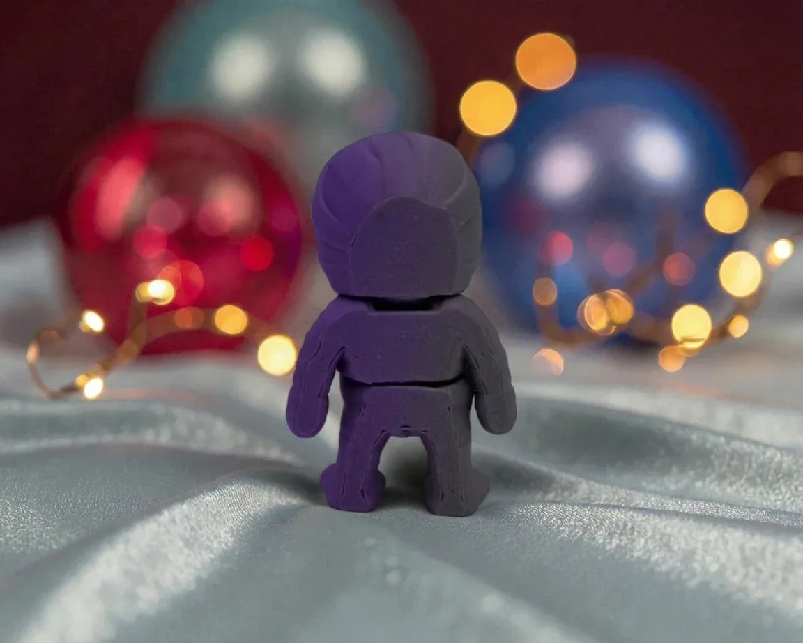 Tiny Mummy Silk Midnight Purple - Back