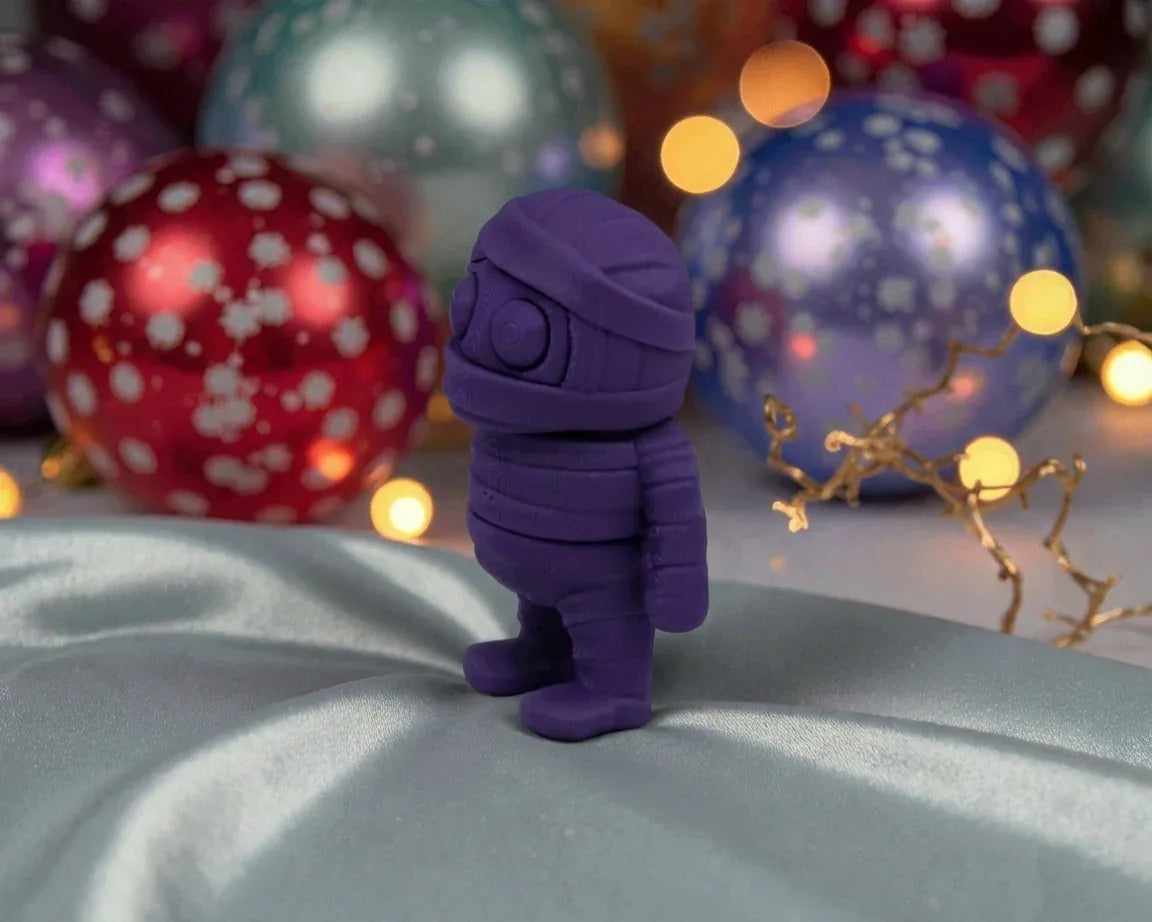 Tiny Mummy Silk Midnight Purple - Side