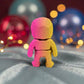 Tiny Mummy Silk Pink Yellow - Back