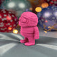 Tiny Mummy Silk Pink Yellow - Side