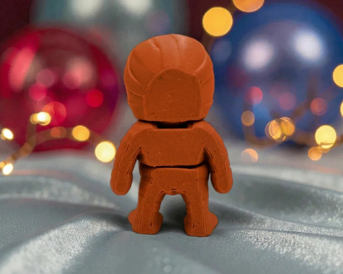 Tiny Mummy Silk Red Copper - Back