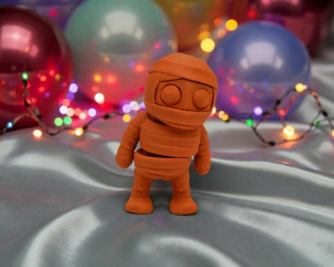 Tiny Mummy Silk Red Copper - Front