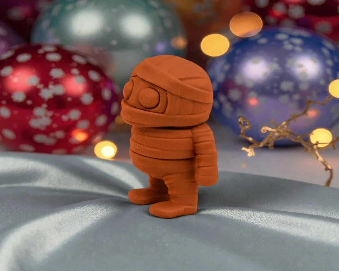 Tiny Mummy Silk Red Copper - Side