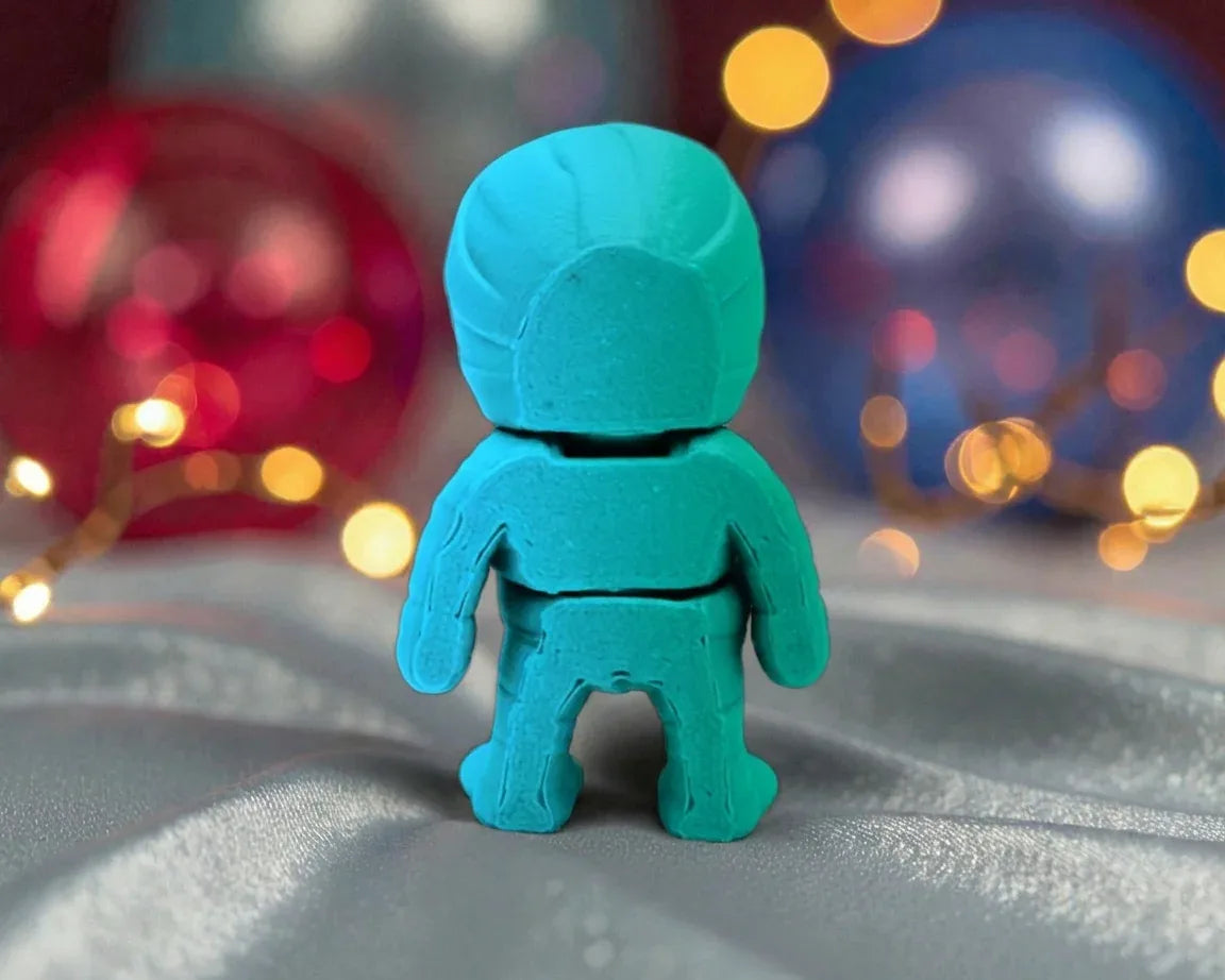 Tiny Mummy Silk Sapphire Forest - Back