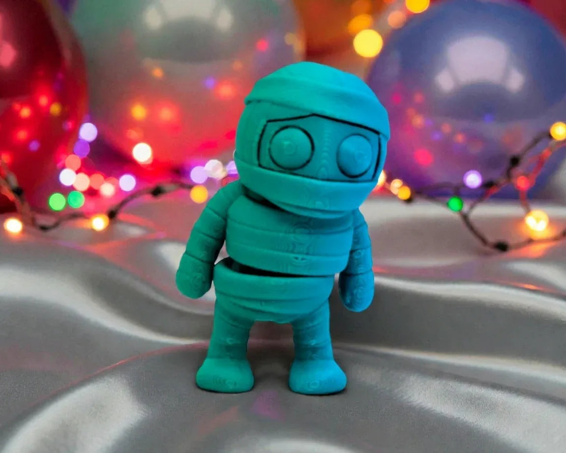 Tiny Mummy Silk Sapphire Forest - Front