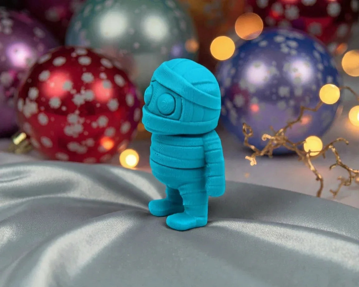 Tiny Mummy Silk Sapphire Forest - Side
