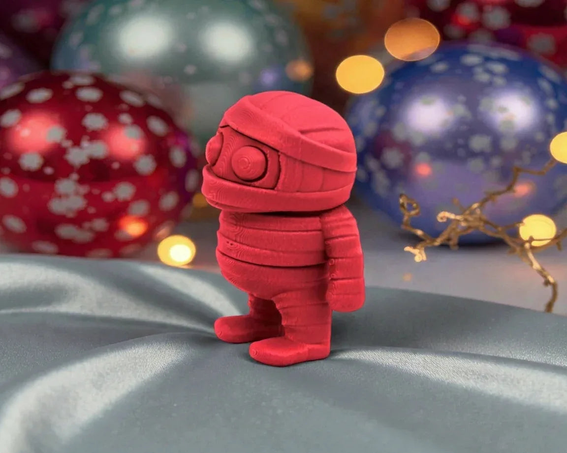 Tiny Mummy Silk Smokey Wine - Side
