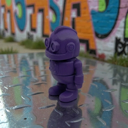Tiny Robot Silk Midnight Purple - Side