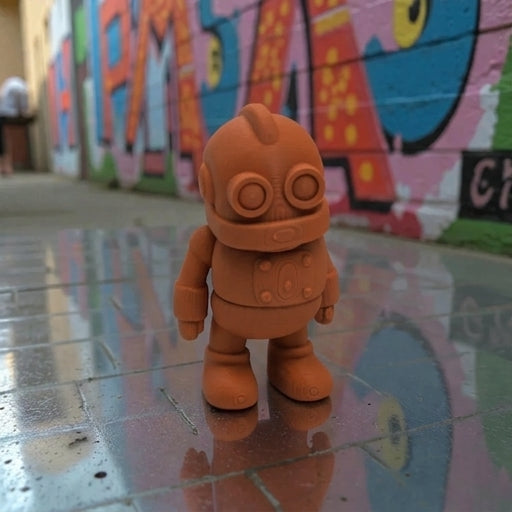 Tiny Robot Silk Red Copper - Front