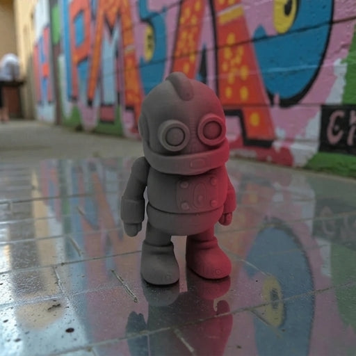 Tiny Robot Silk Smokey Wine - Front