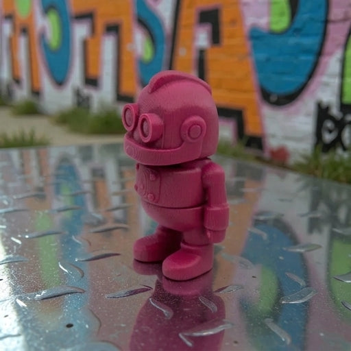 Tiny Robot Silk Smokey Wine - Side
