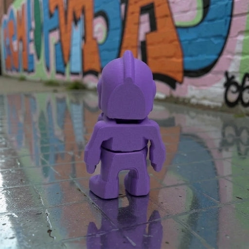 Tiny Robot Silk Starling Purple - Back