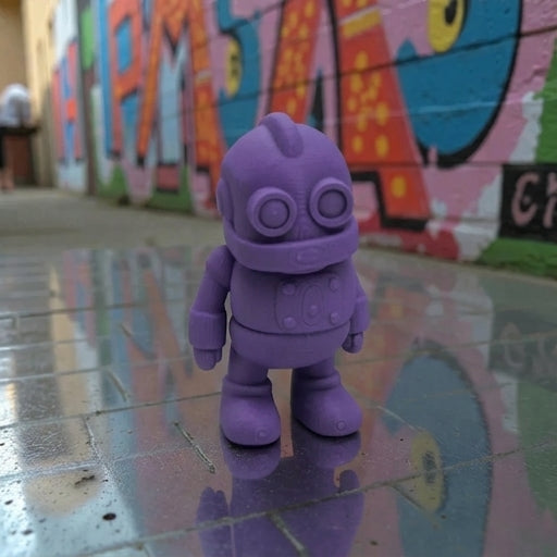 Tiny Robot Silk Starling Purple - Front