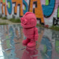Tiny Robot Silk Teal Orange Red - Side