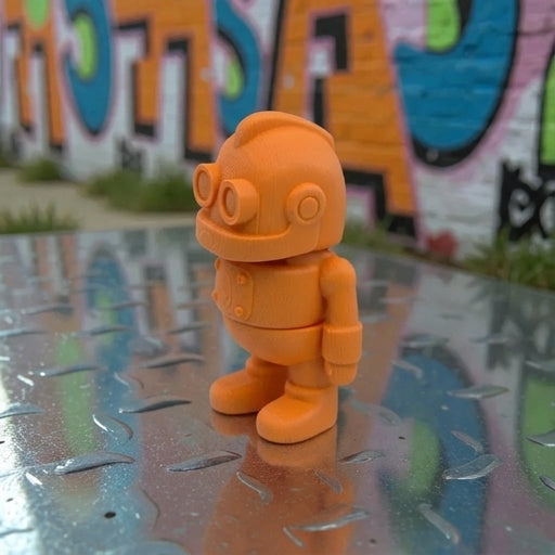 Tiny Robot Silk Tropical Sunset - Side