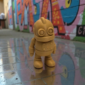 Tiny Robot Wood - Front
