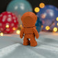 Tiny Skeleton Astronaut Silk Red Copper - Back