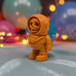 Tiny Skeleton Astronaut Silk Tropical Sunset - Side