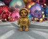 Tiny Skeleton Astronaut Wood - Front