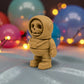 Tiny Skeleton Astronaut Wood - Side